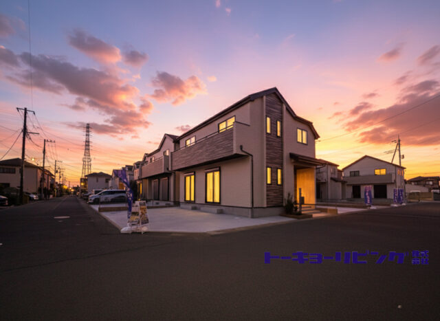 弊社管理物件! 🌞全8棟の大型開発分譲地!全8邸の美しい街並み × 南向き中心の明るい暮らし !  所在：草加市長栄３丁目４５－２付近  販売価格4,490万円～