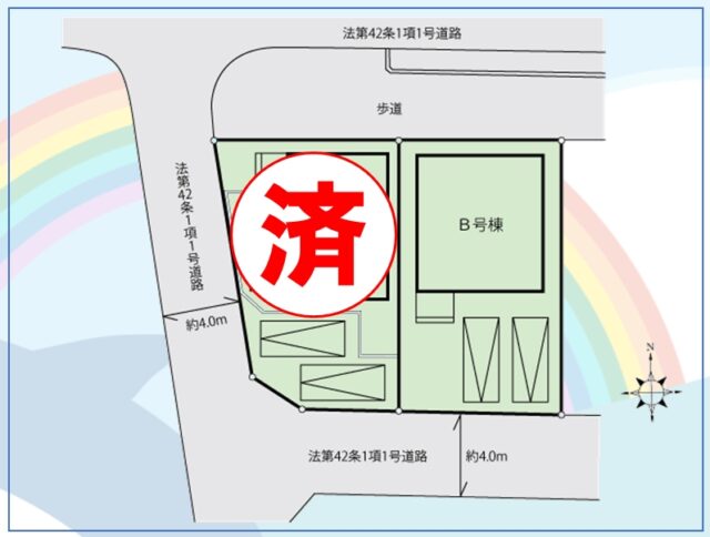 完成前に最終１棟 京王高尾線「めじろ台」駅 徒歩12分｜八王子市散田町2丁目42-8