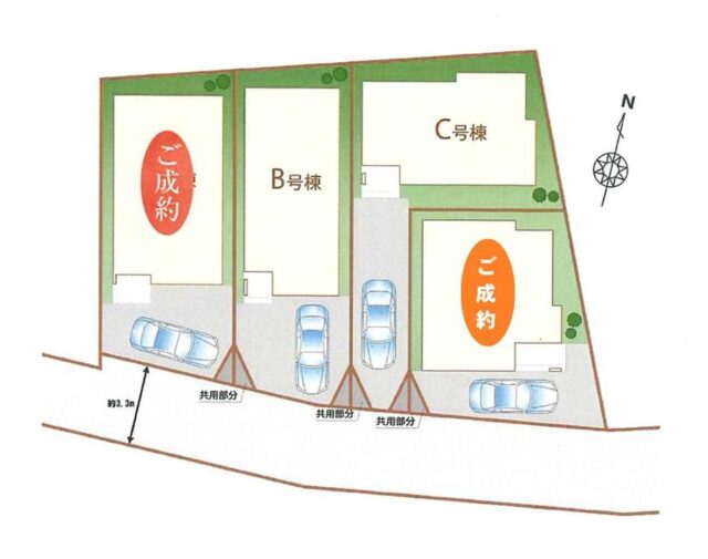 ～東大和市南街5丁目 新築戸建 全4棟～ 仲介手数料無料対象物件♪室内ご見学出来ます♪全棟南道路の3LDK～4LDKプラン♪安心の住宅性能評価取得予定物件です♪物件価格4,190万円より