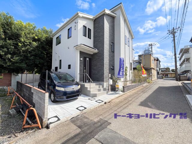 ～小平市小川町2丁目1986-7 新築限定1棟～【弊社管理物件につき仲介手数料無料】「新小平」駅徒歩2分の好立地物件♪駐車スペース2台の4LDK♪物件価格5,890万円
