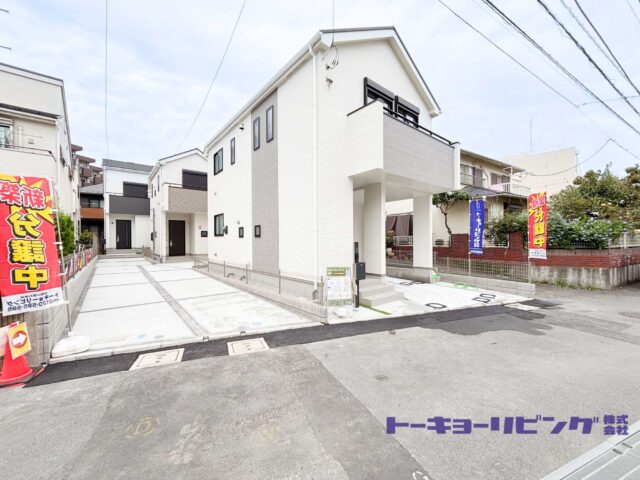 ～府中市矢崎町4丁目 新築戸建住宅 全3棟～ 【弊社管理物件にて仲介手数料無料】2SSLDK～3LDK♪南道路、東側通路で陽当たり、通風良好♪販売価格4,790万円より