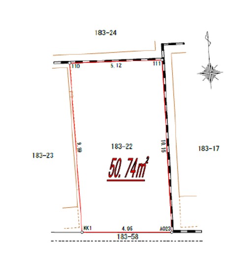 ◆建築条件無売地◆限定１区画♪JR常磐線「綾瀬駅」徒歩14分・京成線「堀切菖蒲園駅」徒歩10分♪葛飾区小菅3丁目14-18♪