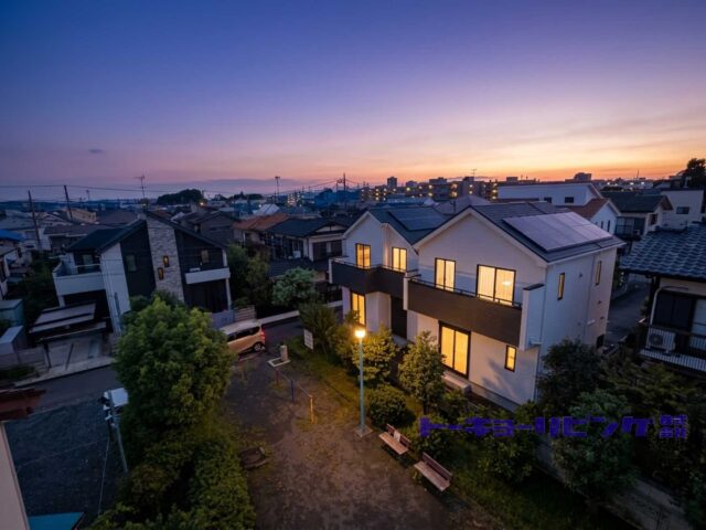 【仲介手数料無料】調布市染地2丁目21番 新築分譲住宅 全2棟｜南側公園・ZEH水準