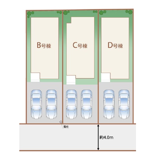 ～小平市回田町 新築戸建住宅 全4棟～ 【弊社管理物件につき仲介手数料無料】 西武多摩湖線「一橋学園」駅徒歩19分 陽当たりの良い2LDK+S♪販売価格各棟4,590万円