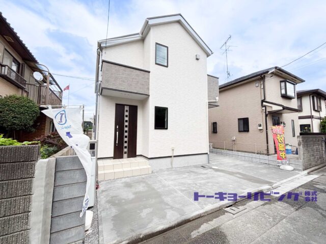 ～小平市仲町 新築戸建住宅 限定1棟～ 【弊社管理物件につき仲介手数料無料】 西武新宿線「小平」駅徒歩17分 全居室南向きの3LDK♪販売価格5,280万円