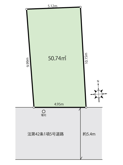 ◆建築条件無売地◆限定１区画♪JR常磐線「綾瀬駅」徒歩14分・京成線「堀切菖蒲園駅」徒歩10分♪葛飾区小菅3丁目14-18♪