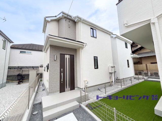 ～小金井市貫井北町5丁目 新築戸建住宅 全3棟～ 【弊社管理物件につき仲介手数料無料】 中央線「国分寺」駅・「武蔵小金井」駅徒歩17分 全居室5帖以上の3LDK♪販売価格5,990万円