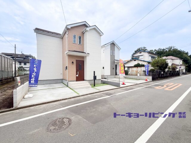 【弊社管理物件につき仲介手数料無料】～小平市学園東町2丁目 新築戸建住宅 全3棟～ 西武多摩湖線「一橋学園」駅徒歩9分 ZEH水準のエコ住宅♪2LDK+S～3LDKプラン♪販売価格5,590万円（税込）