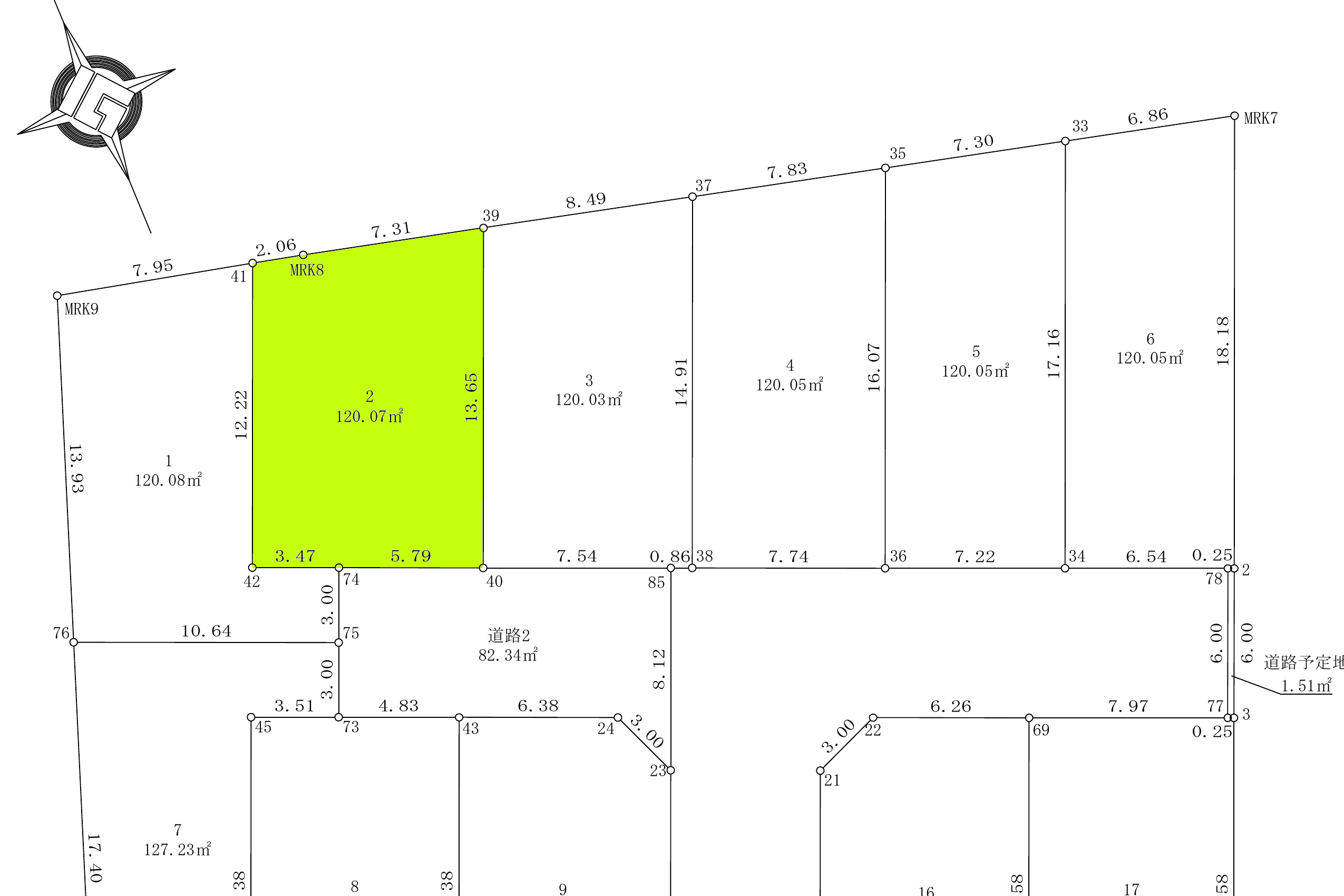 02区画120.07㎡ / 3,780万円