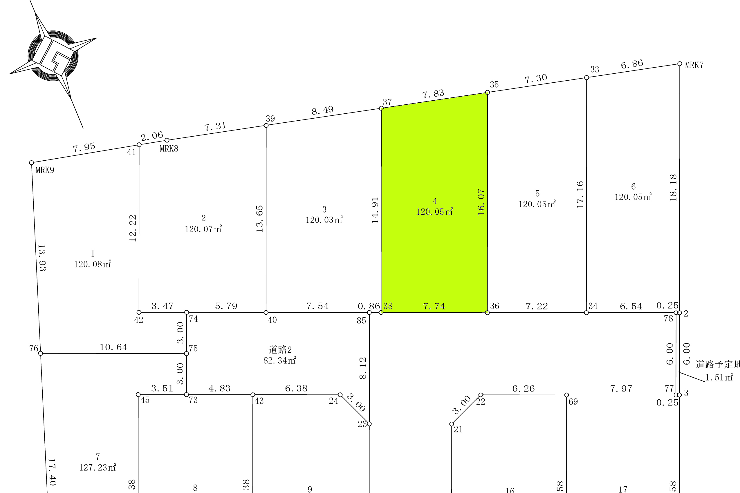 04区画120.05㎡ / 3,780万円